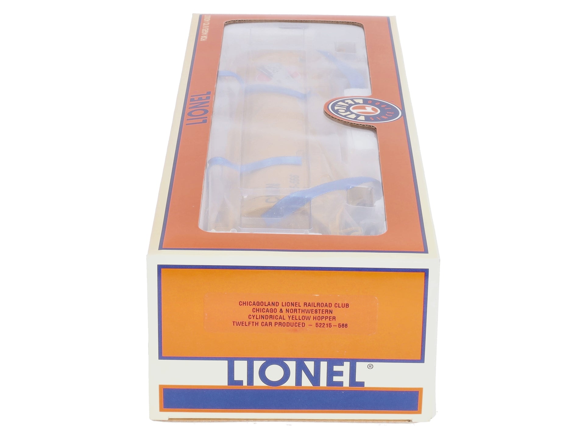 Lionel 6-52215 O Gauge CLRC Chicago & North Western Cylindrical Yellow Hopper MT/Box