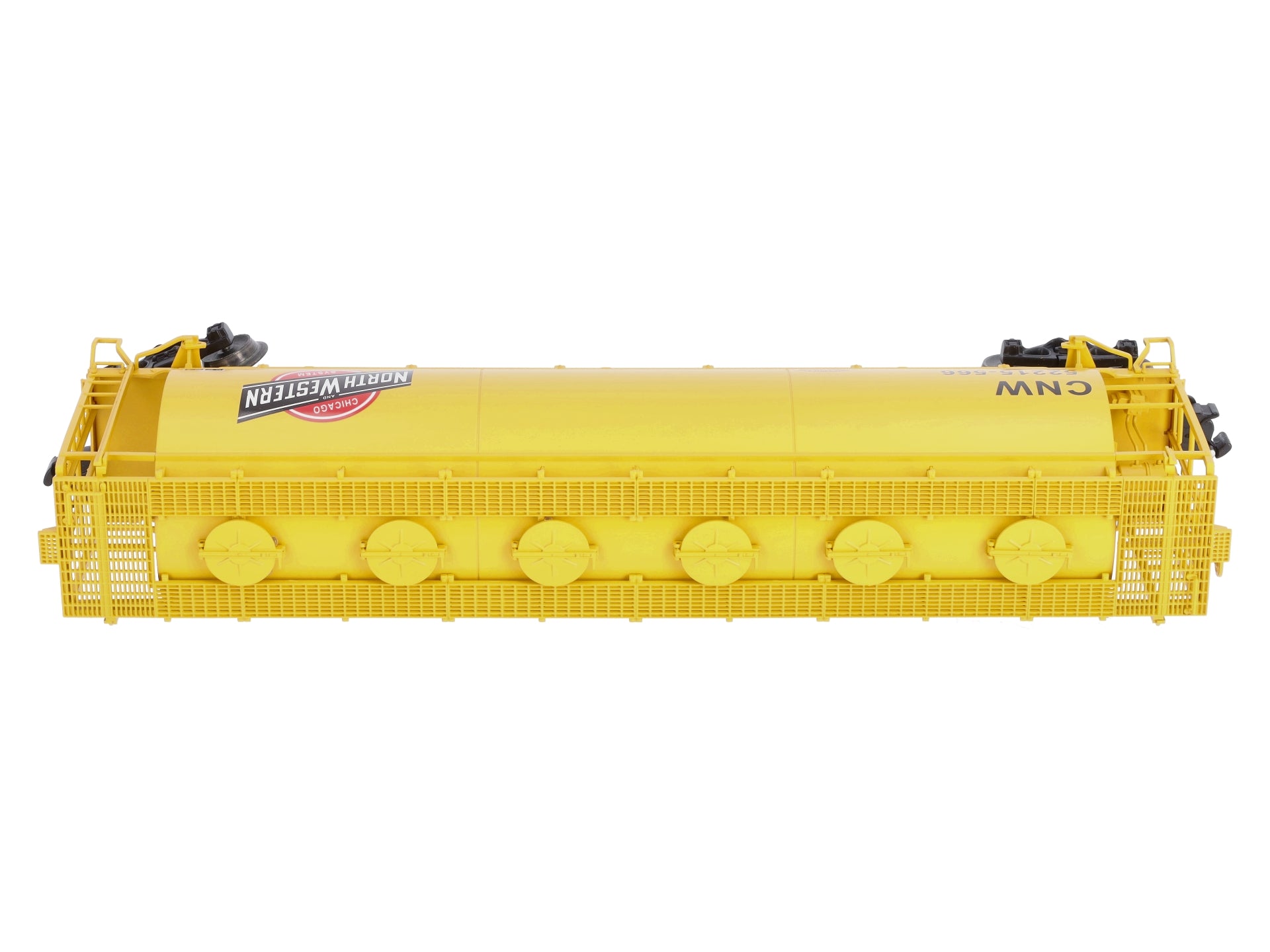 Lionel 6-52215 O Gauge CLRC Chicago & North Western Cylindrical Yellow Hopper MT/Box