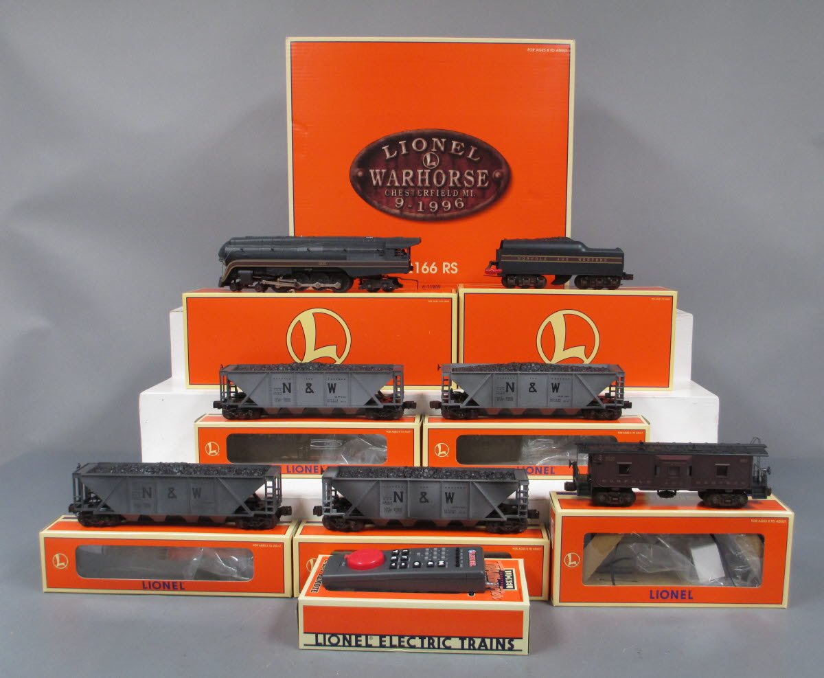 Lionel 6-11909 O Gauge Norfolk & Western Warhorse Steam Freight Set with TMCC MT/Box