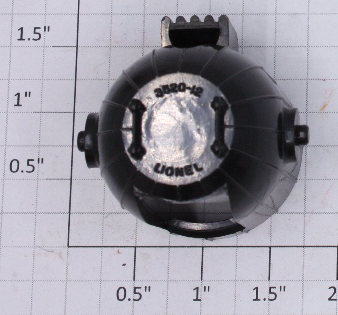 Lionel 3520-12 O Gauge Black Plastic Searchlight Housing