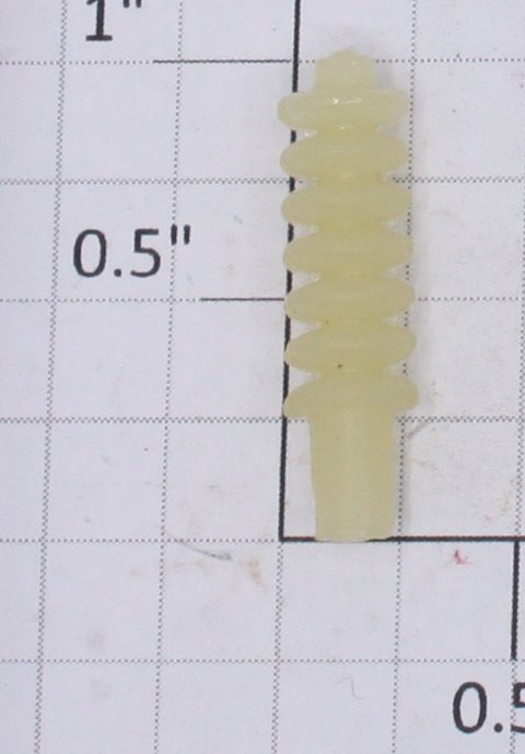 Lionel 6461-2 O Gauge Long Clear Glue-In Transformer Insulator