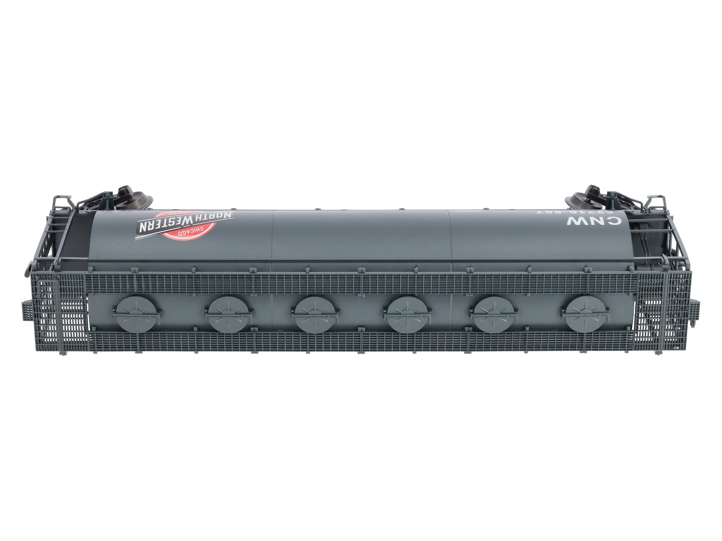 Lionel 6-52216 O Gauge CLRC Chicago & North Western Cylindrical Green Hopper NIB