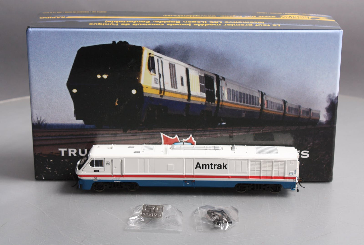 Rapido Trains 200054 HO Amtrak Diesel Locomotive w/DCC/Sound #38