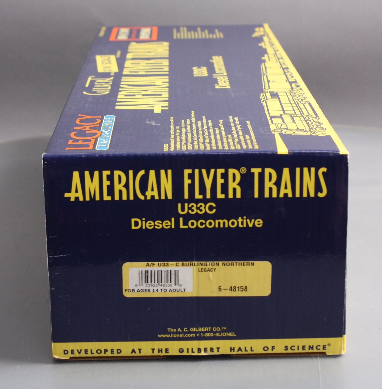 American Flyer 6-48158 S Burlington Northern Legacy U33C Diesel Locomotive #5734