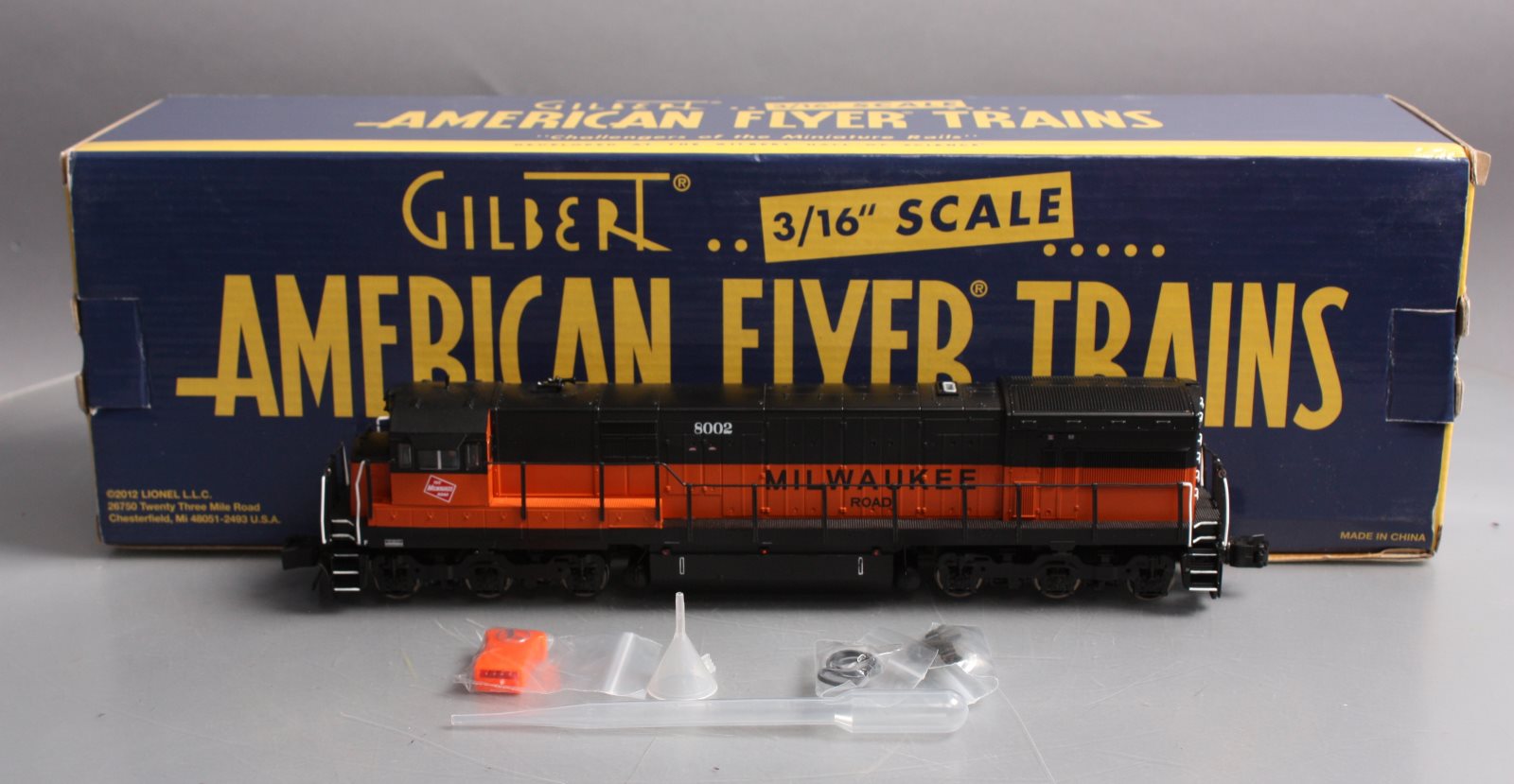 American Flyer 6-48192 S Milwaukee Road Legacy U33C Diesel Locomotive #8002