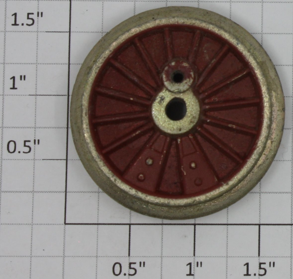 Lionel 1872-38X O Gauge "General" Red Geared Wheel without Axle