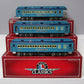 Lionel 6-13408 Standard Gauge Blue Comet Tinplate Passenger 3-Car Set LN/Box