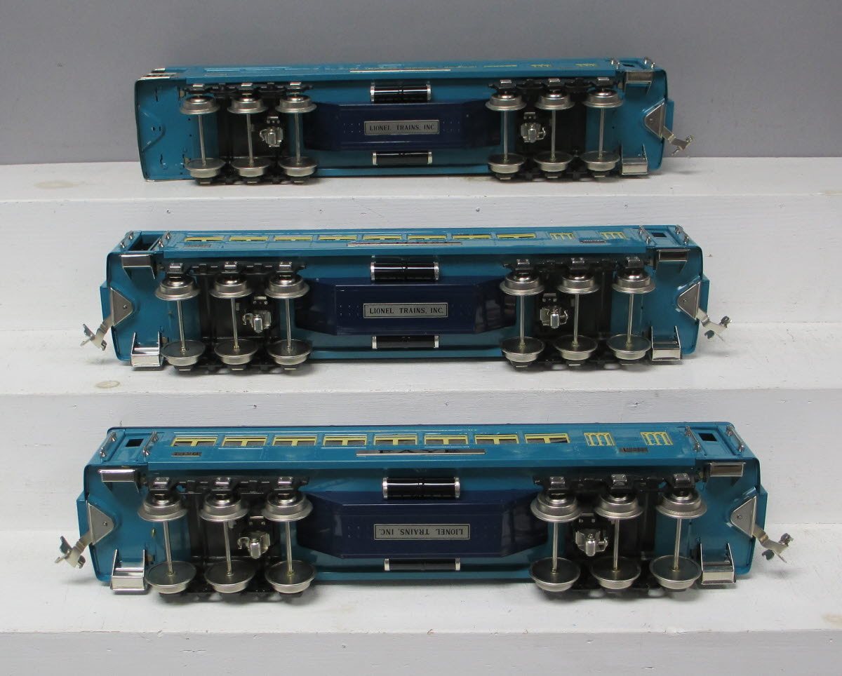 Lionel 6-13408 Standard Gauge Blue Comet Tinplate Passenger 3-Car Set LN/Box