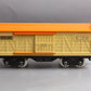 MTH 10-1086 Std. Gauge 500 Series Cream Boxcar #514 with Brass Trim