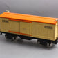 MTH 10-1086 Std. Gauge 500 Series Cream Boxcar #514 with Brass Trim