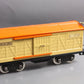 MTH 10-1086 Std. Gauge 500 Series Cream Boxcar #514 with Brass Trim