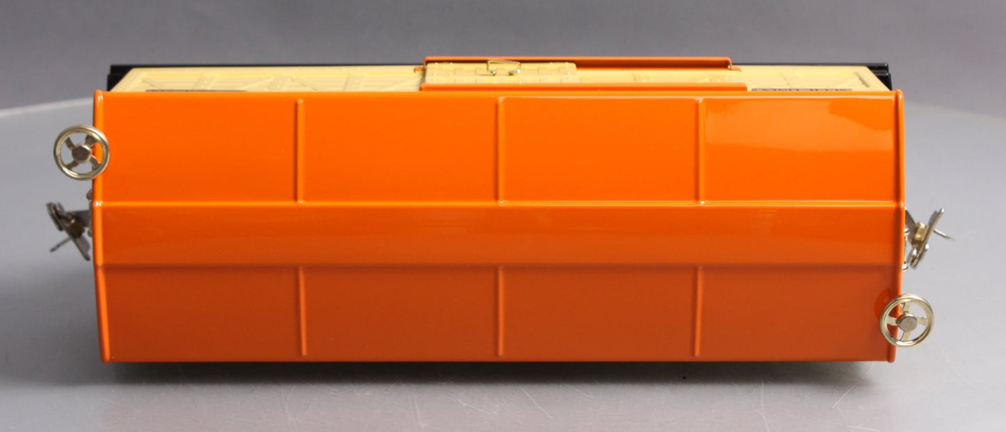MTH 10-1086 Std. Gauge 500 Series Cream Boxcar #514 with Brass Trim