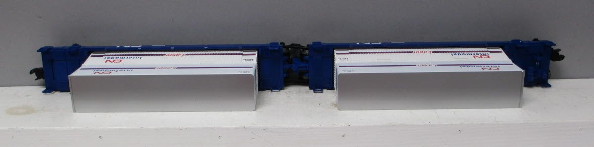 Lionel 6-16912 O Gauge Canadian National Maxi-Stack Intermodal Cars (Set of 2) NIB