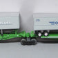 Lionel 6-52041 O Gauge LOTS 1994 Burlington Northern TTUX Flat Car with Trailers LN/Box