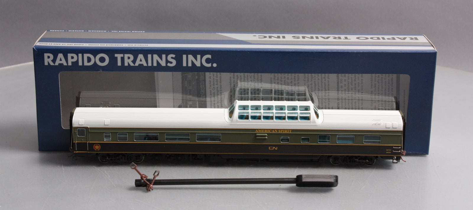 Rapido Trains 116011 HO Canadian National American Spirit Budd Mid-Train Dome