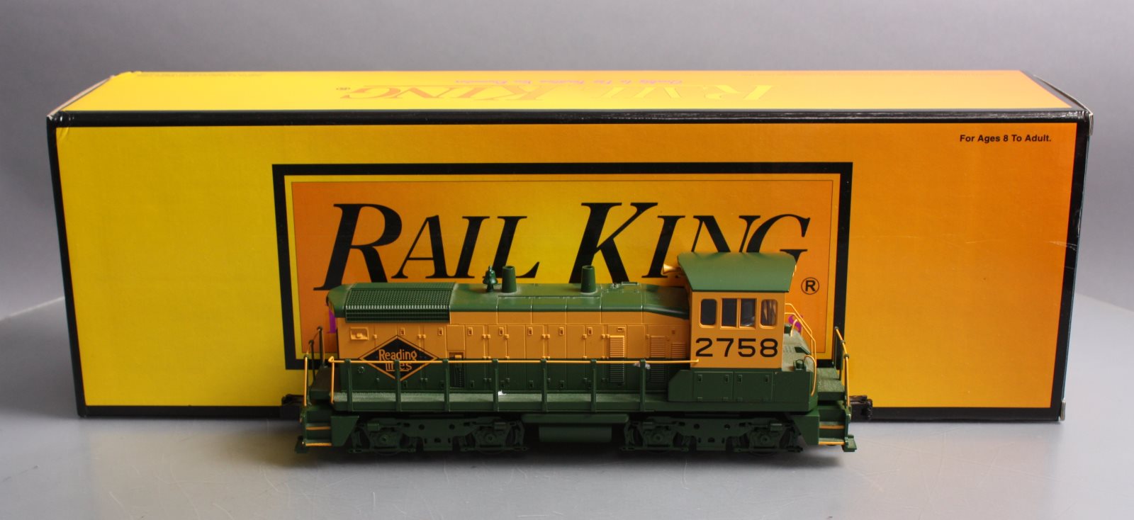 MTH 30-2189-1 Reading SW1500 Diesel Switcher w/PS2 #2758 LN/Box