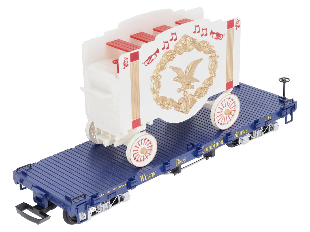 LGB 4060-DG Wilson Brothers Circus Flatcar w/Cage Wagon LN/Box