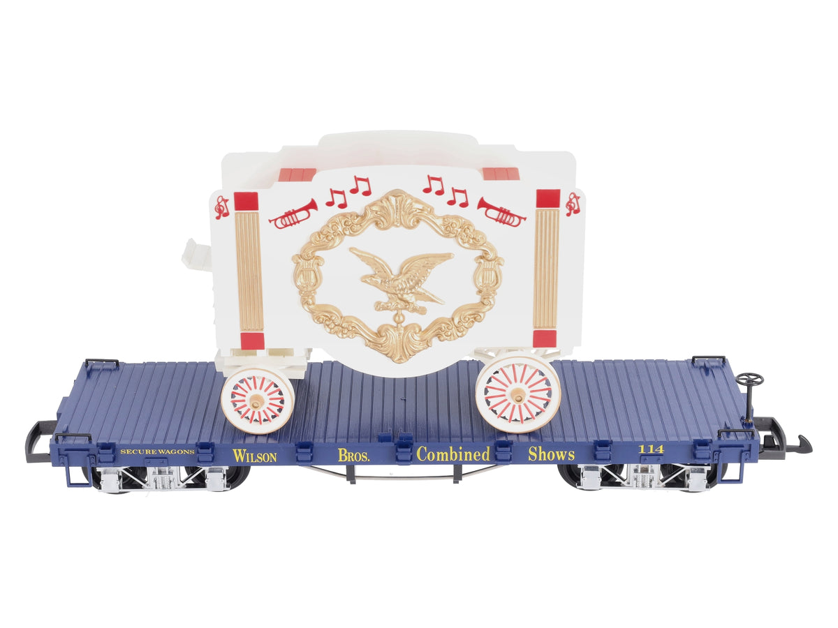 LGB 4060-DG Wilson Brothers Circus Flatcar w/Cage Wagon LN/Box