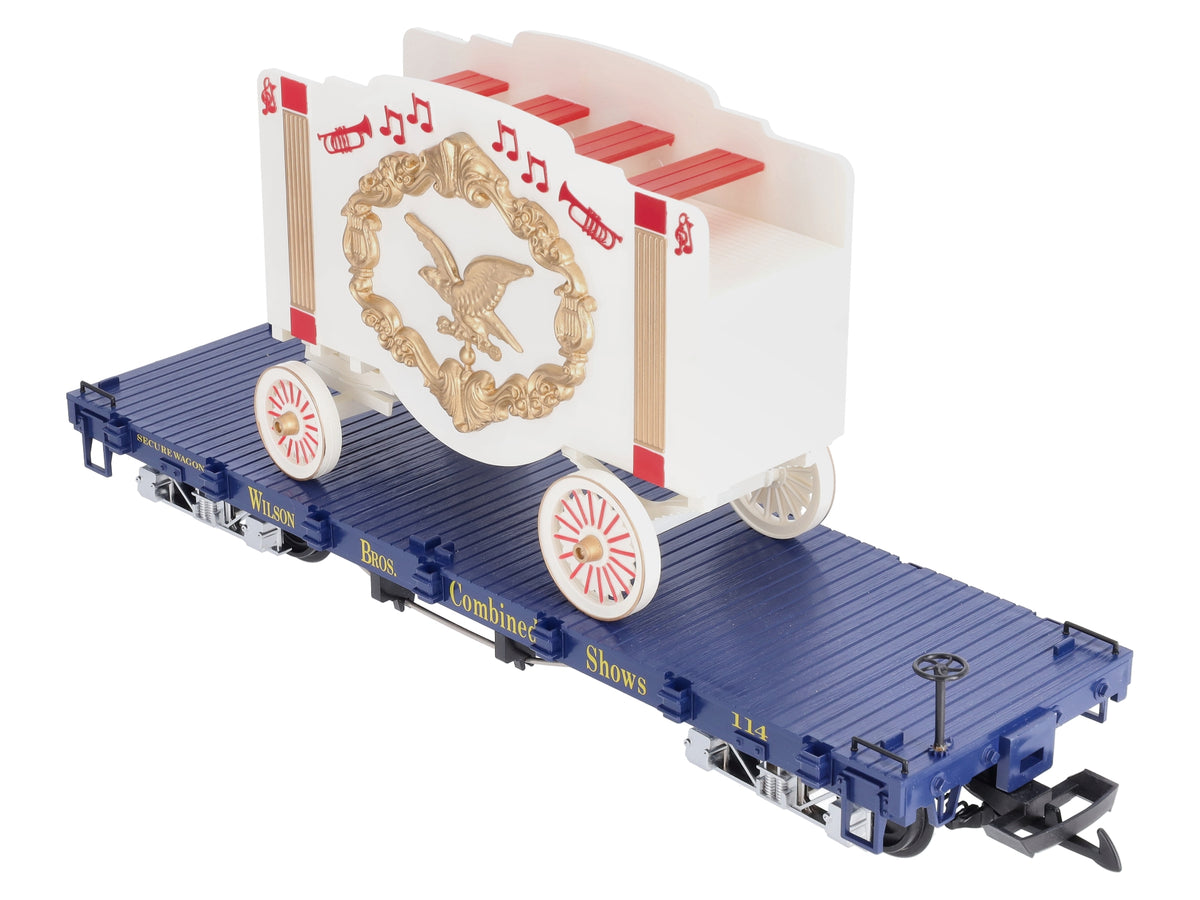LGB 4060-DG Wilson Brothers Circus Flatcar w/Cage Wagon LN/Box