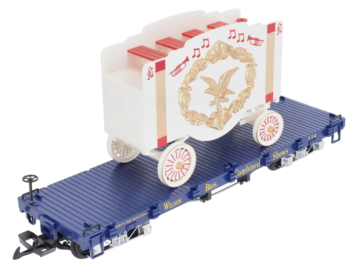 LGB 4060-DG Wilson Brothers Circus Flatcar w/Cage Wagon LN/Box