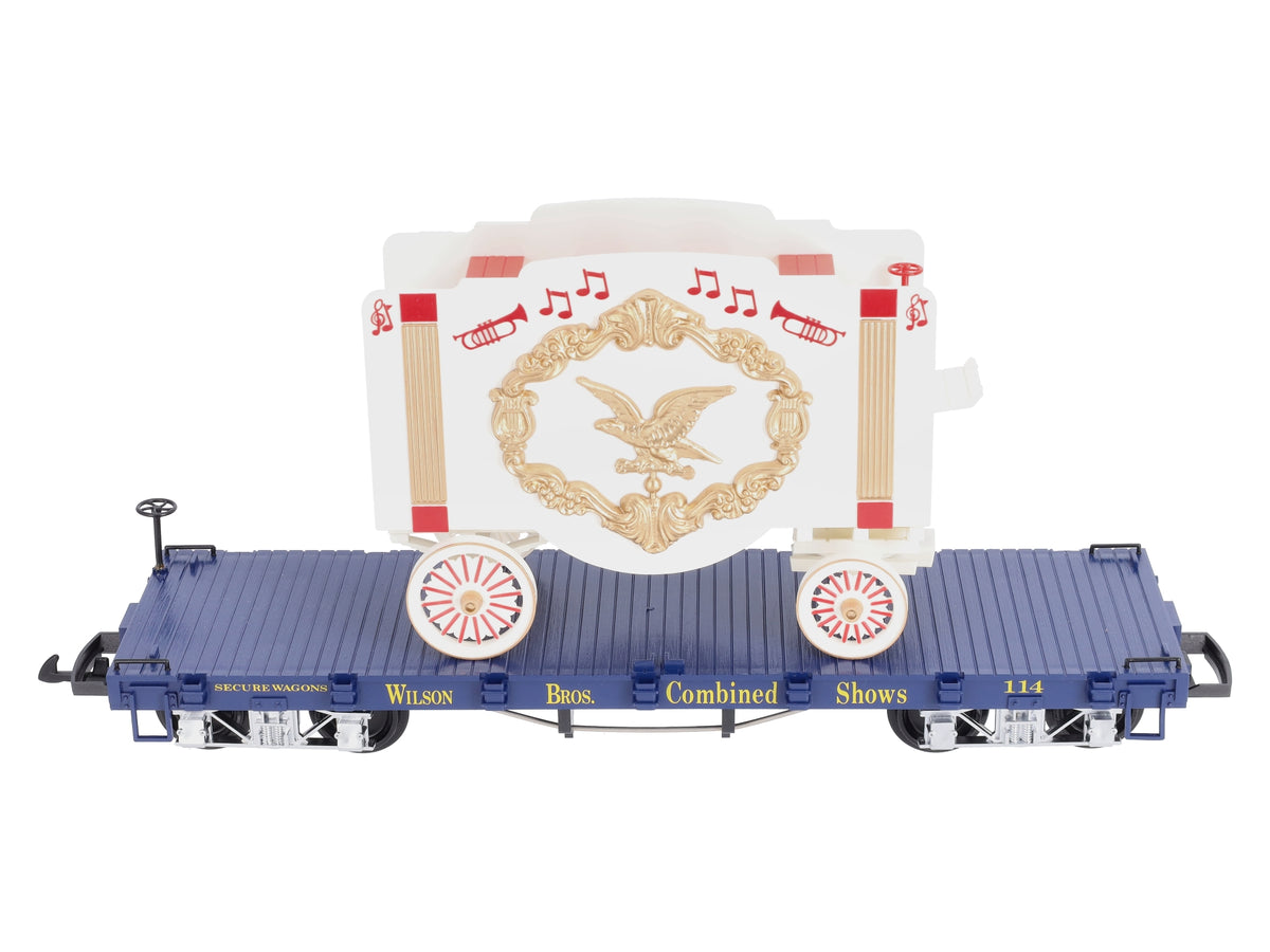 LGB 4060-DG Wilson Brothers Circus Flatcar w/Cage Wagon LN/Box