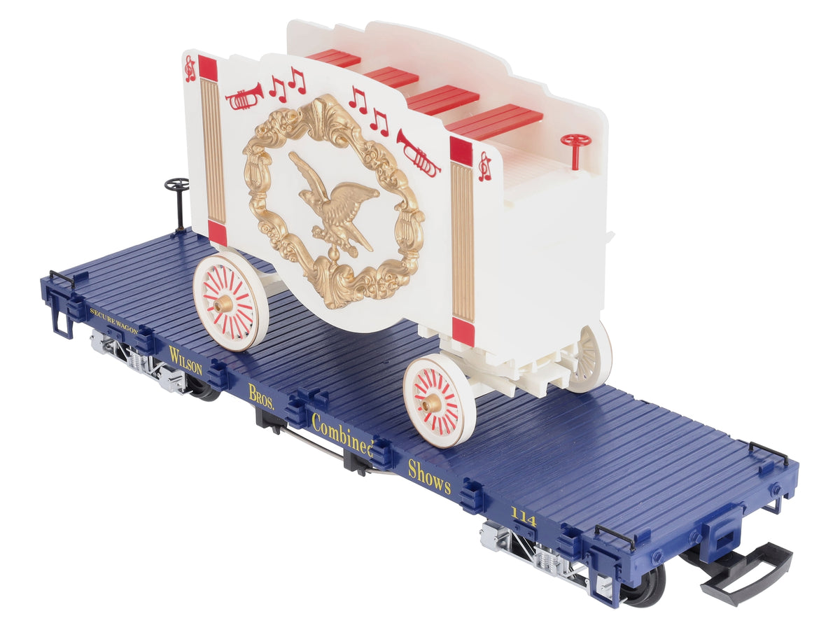 LGB 4060-DG Wilson Brothers Circus Flatcar w/Cage Wagon LN/Box