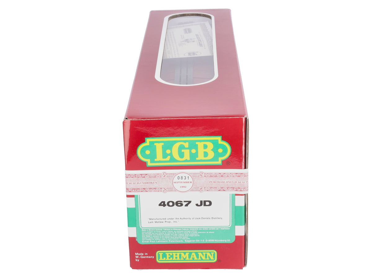 LGB 4067-JD G Scale Jack Daniels Boxcar LN/Box