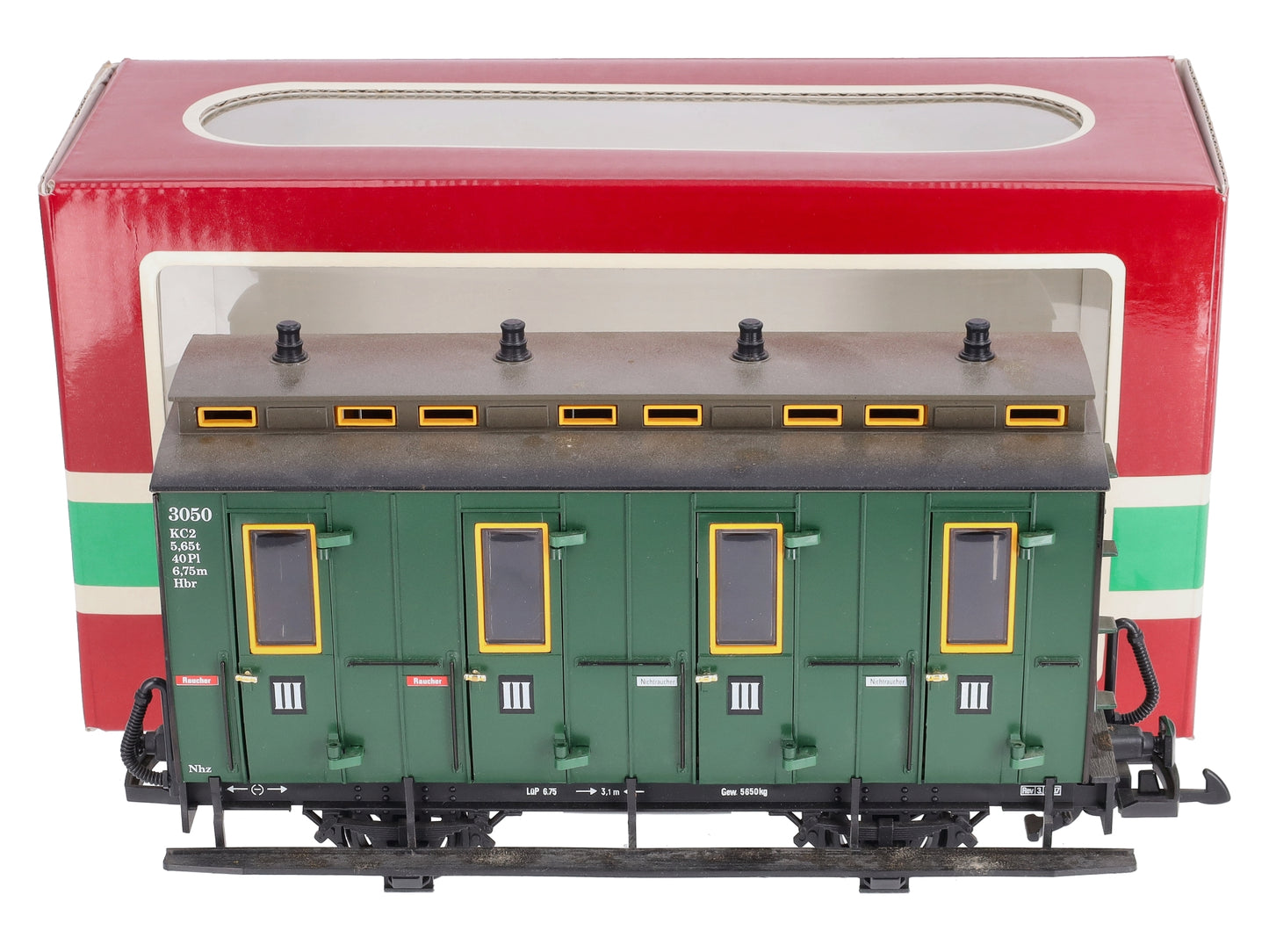 LGB 3050 G Gauge European 4-Wheel Passenger Car LN/Box