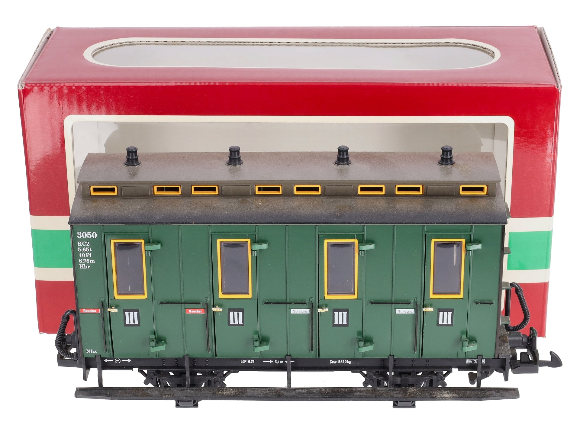 LGB 3050 G Gauge European 4-Wheel Passenger Car LN/Box