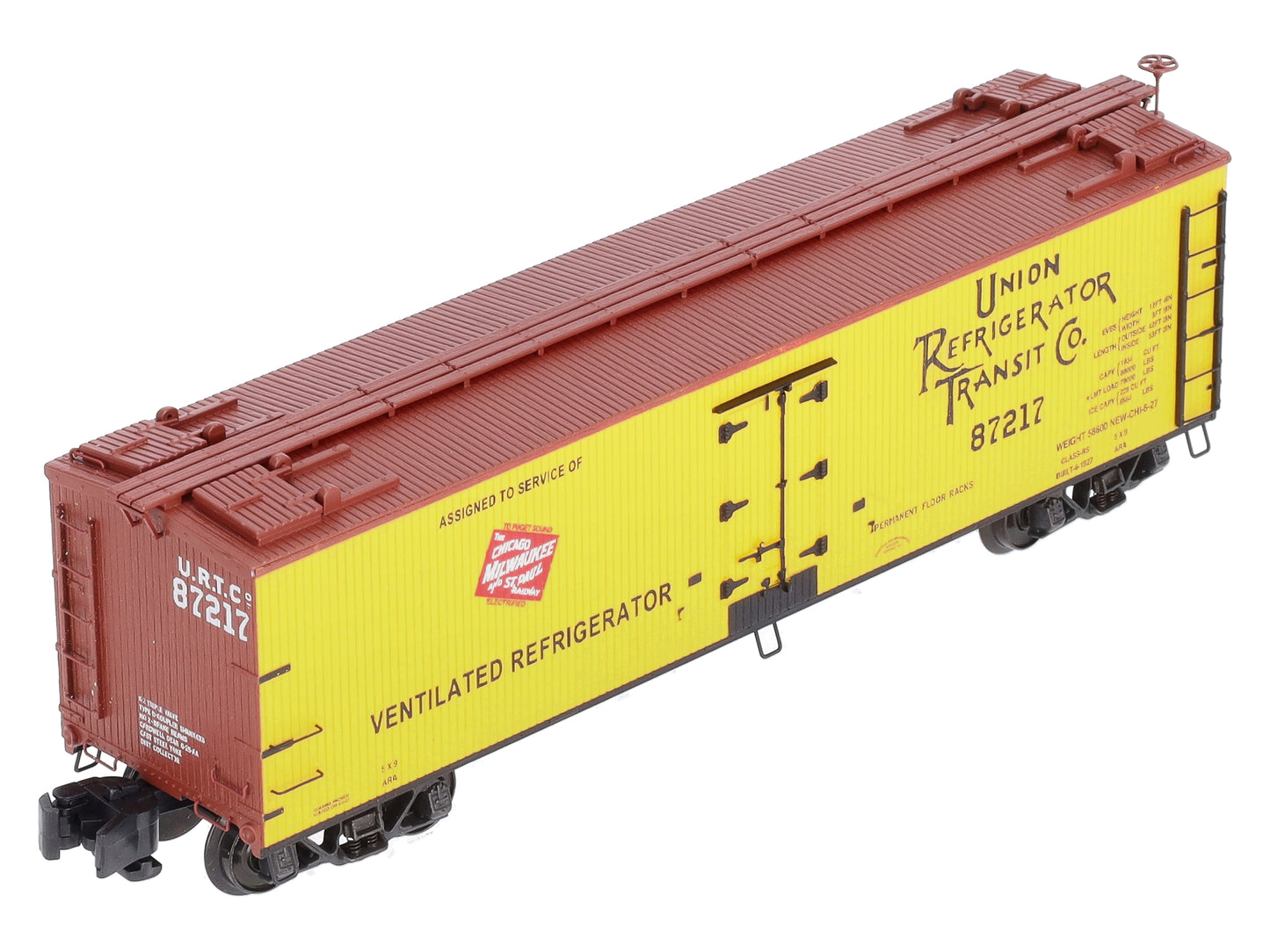 S-Helper Service 01278 S Gauge URTC Milwaukee Reefer Car #87217 LN/Box