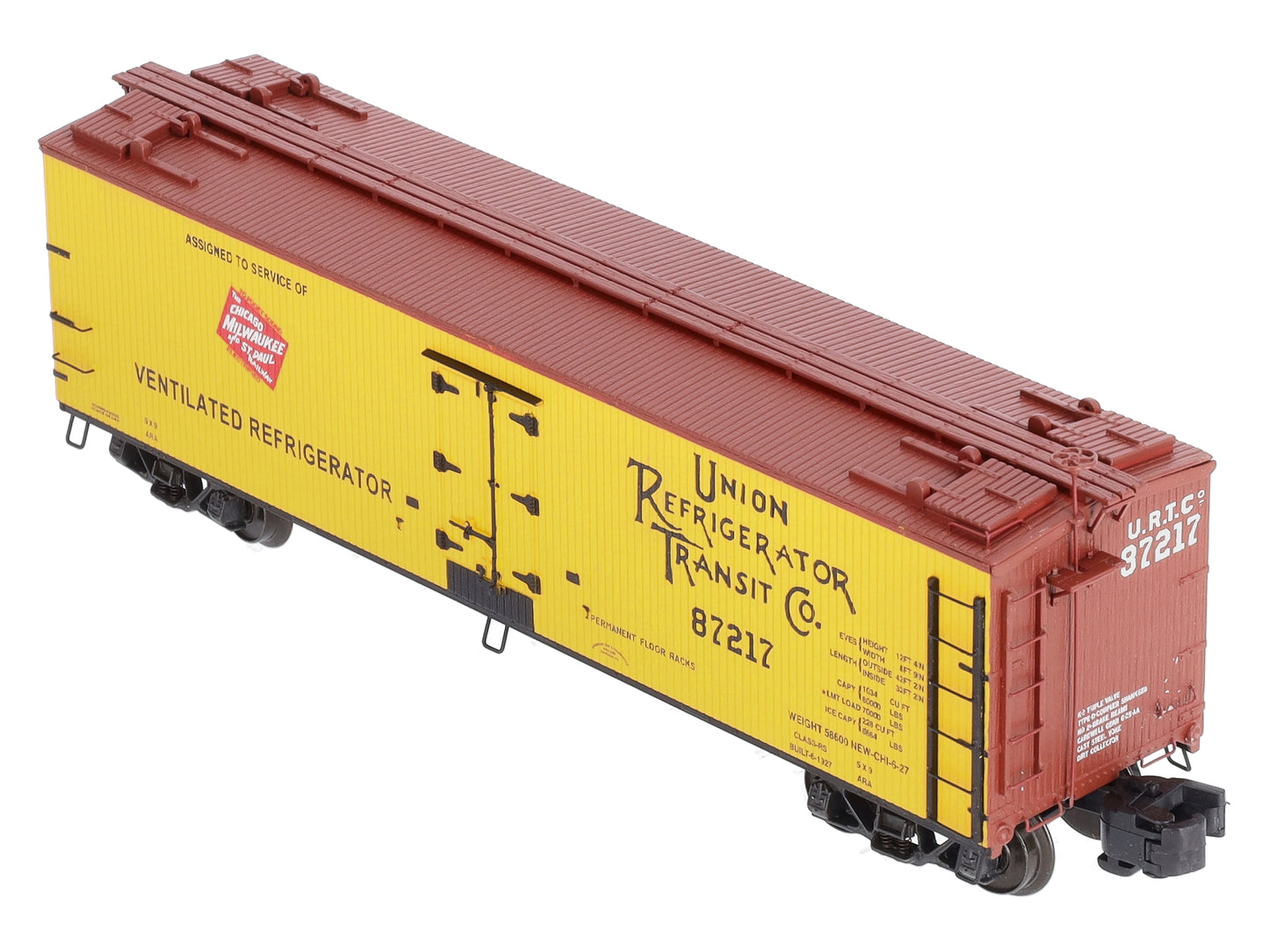 S-Helper Service 01278 S Gauge URTC Milwaukee Reefer Car #87217 LN/Box