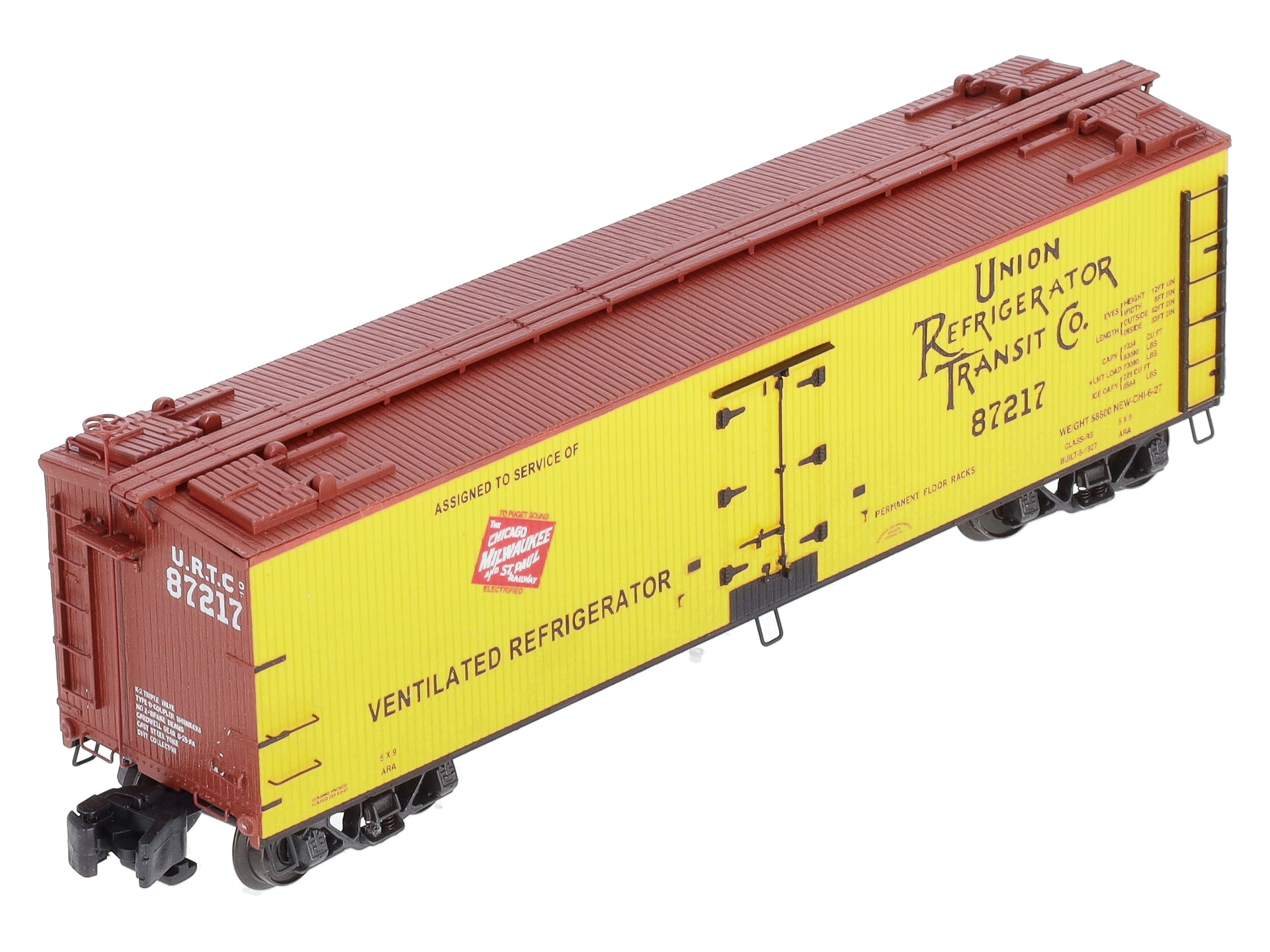 S-Helper Service 01278 S Gauge URTC Milwaukee Reefer Car #87217 LN/Box