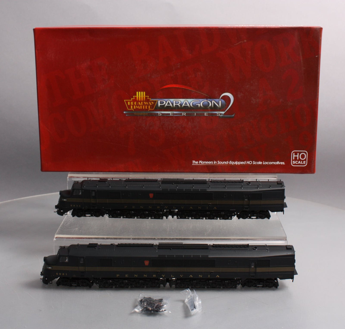 Broadway Limited 2091 HO PRR Baldwin Centipede AA Diesel Engines w/DCC 5833/5821