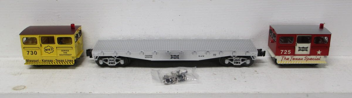 Lionel 6-52396 O Gauge LCCA MLR Frisco Flatcar With 2 Speeders NIB
