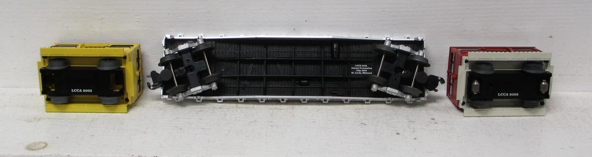 Lionel 6-52396 O Gauge LCCA MLR Frisco Flatcar With 2 Speeders NIB