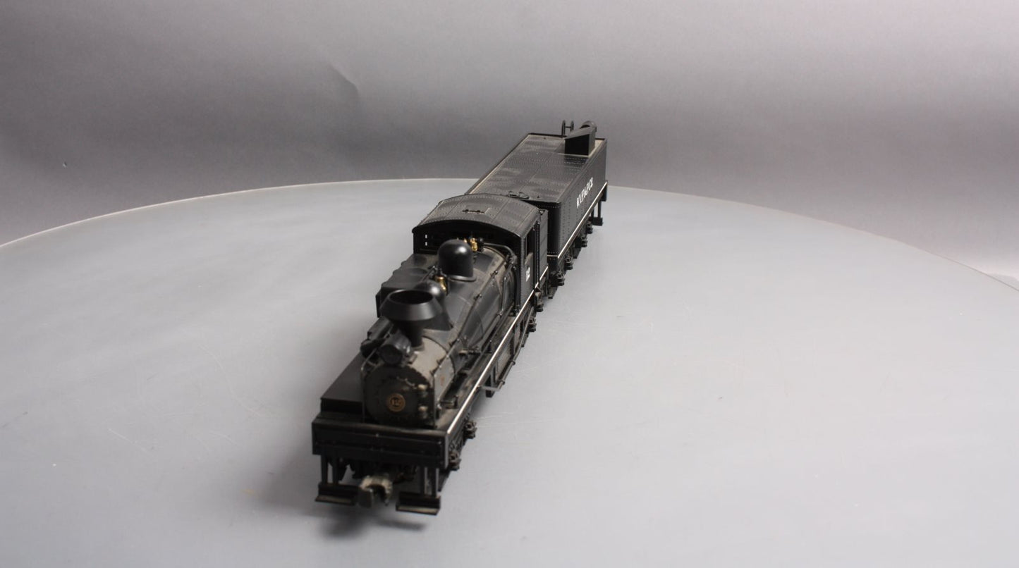 MTH 20-3023-1 O Gauge W.V.P&P Shay Steam Locomotive & Tender w/PS1 #12 EX/Box