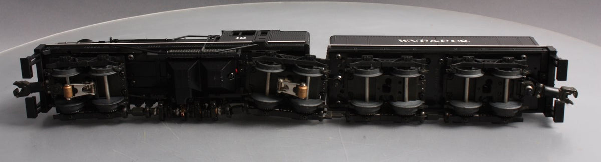 MTH 20-3023-1 O Gauge W.V.P&P Shay Steam Locomotive & Tender #12 w/PS1 EX/Box