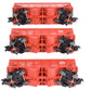 Lionel 6-85274 O Gauge Pennsylvania GLA 2-Bay Hopper w/ Coal Load (Set of 3) LN/Box