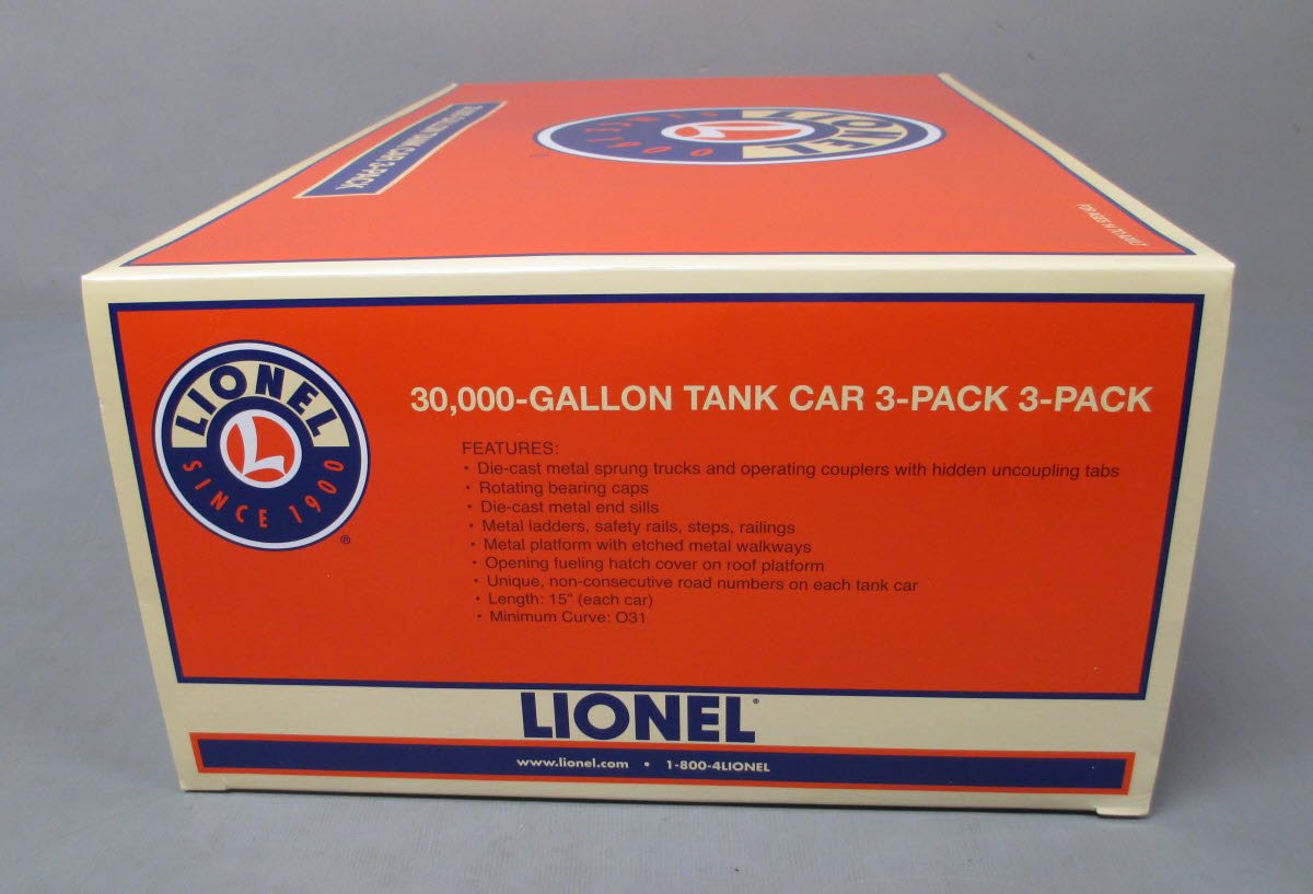 Lionel 1926800 O Gauge TILX 30K Tank Car (Pack of 3) NIB