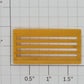 Lionel 6356-11 Yellow Upper Stock Car Door