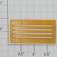 Lionel 6356-11 Yellow Upper Stock Car Door