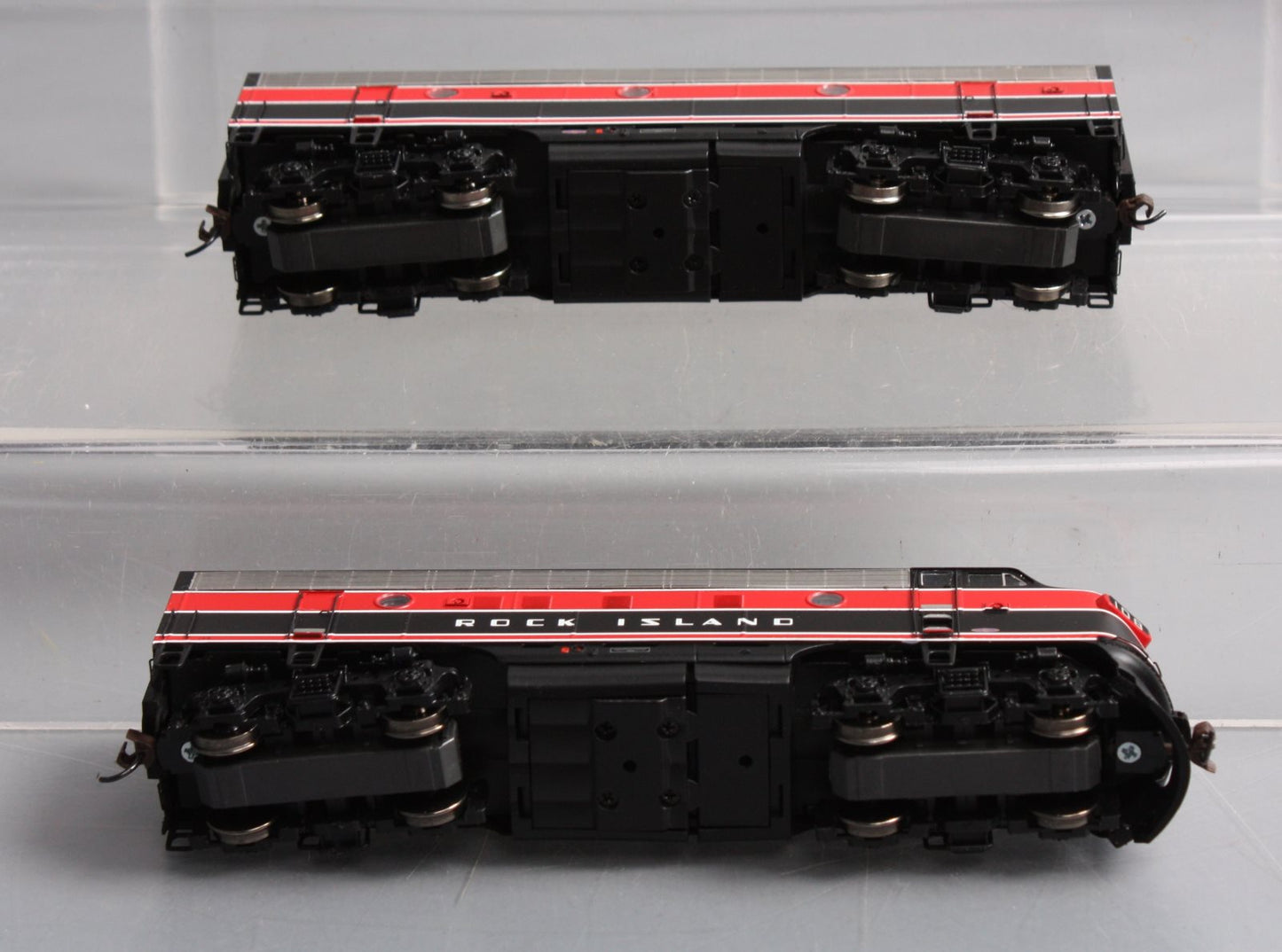 Athearn G1506 HO Scale Rock Island F-7 AB Diesel Locomotive Set LN/Box