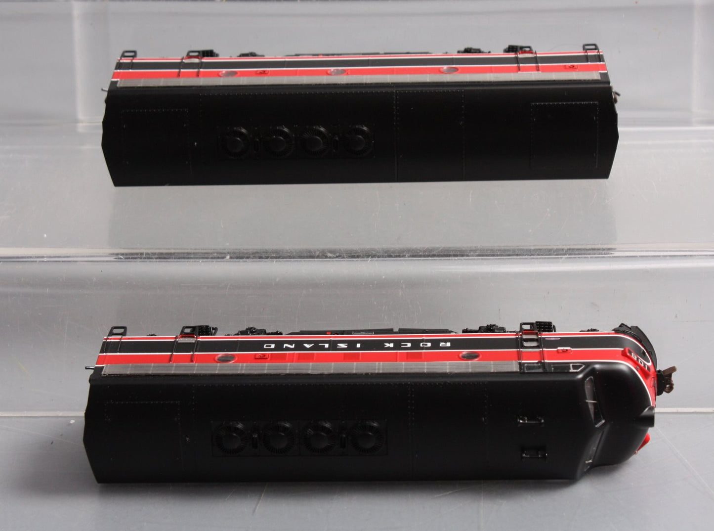 Athearn G1506 HO Scale Rock Island F-7 AB Diesel Locomotive Set LN/Box