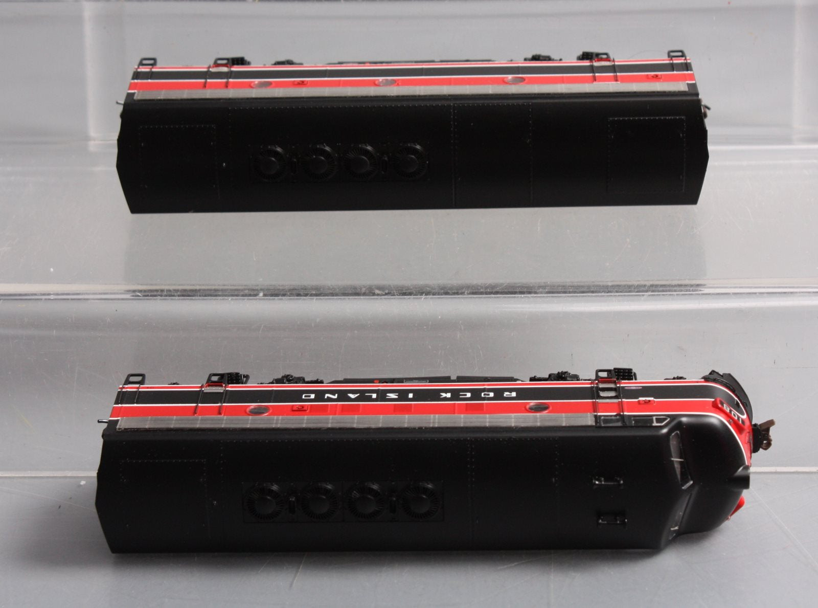 Athearn G1506 HO Scale Rock Island F-7 AB Diesel Locomotive Set LN/Box