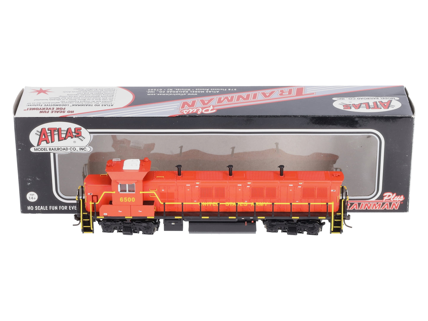 Atlas 10001205 HO Scale U.S. Army NRE Genset Diesel Locomotive #6500