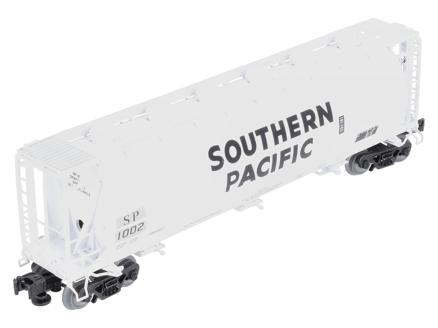 Lionel 6-84926 O Southern Pacific Cylindrical Covered Hopper #1002