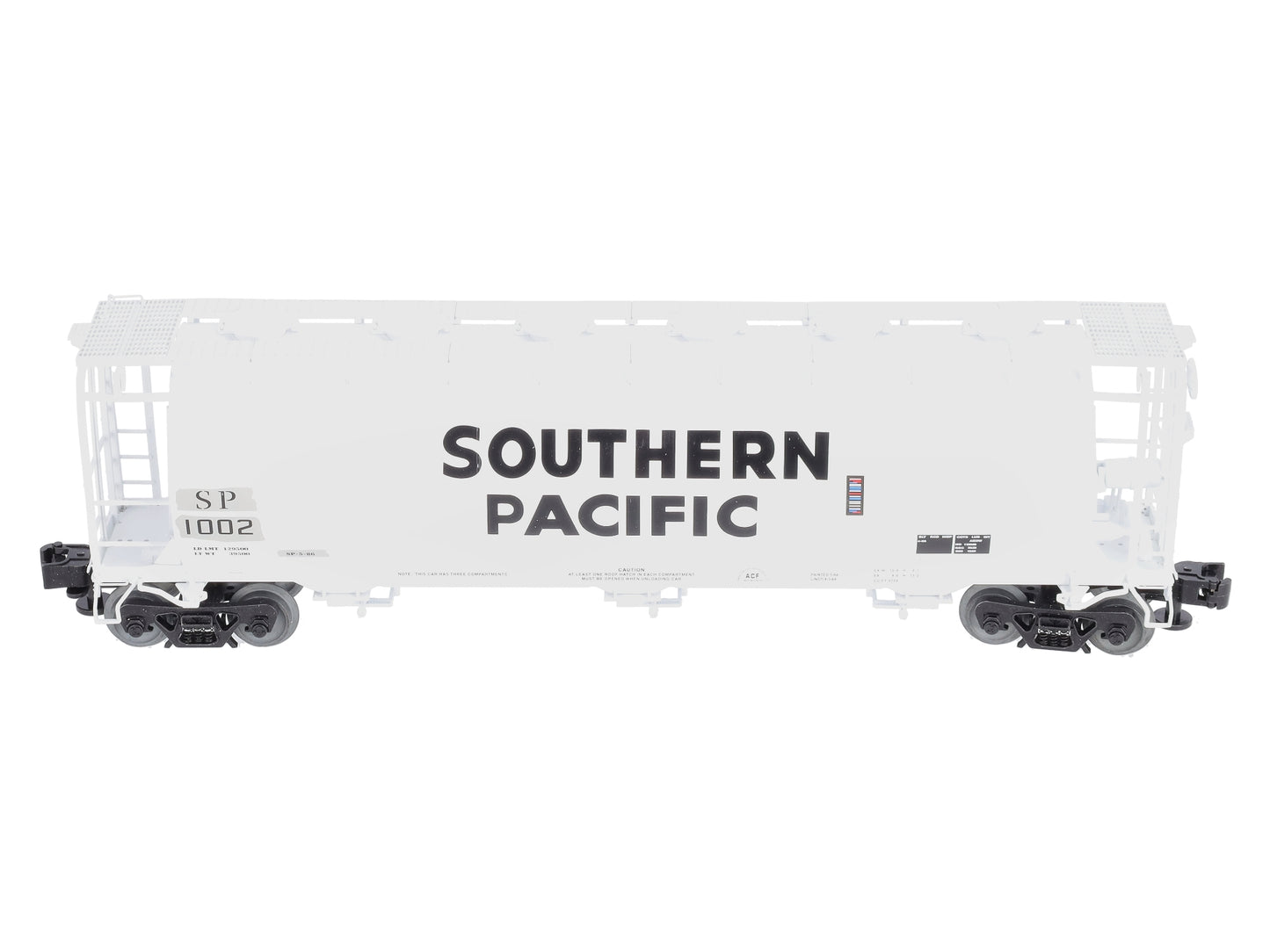Lionel 6-84926 O Southern Pacific Cylindrical Covered Hopper #1002