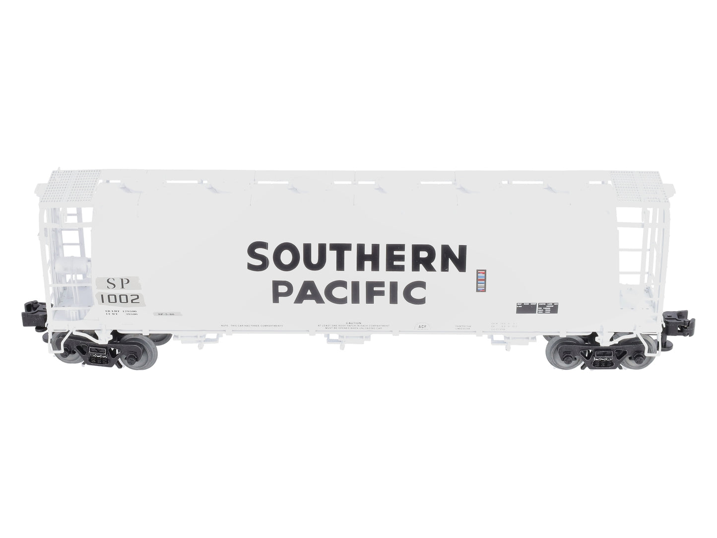 Lionel 6-84926 O Southern Pacific Cylindrical Covered Hopper #1002
