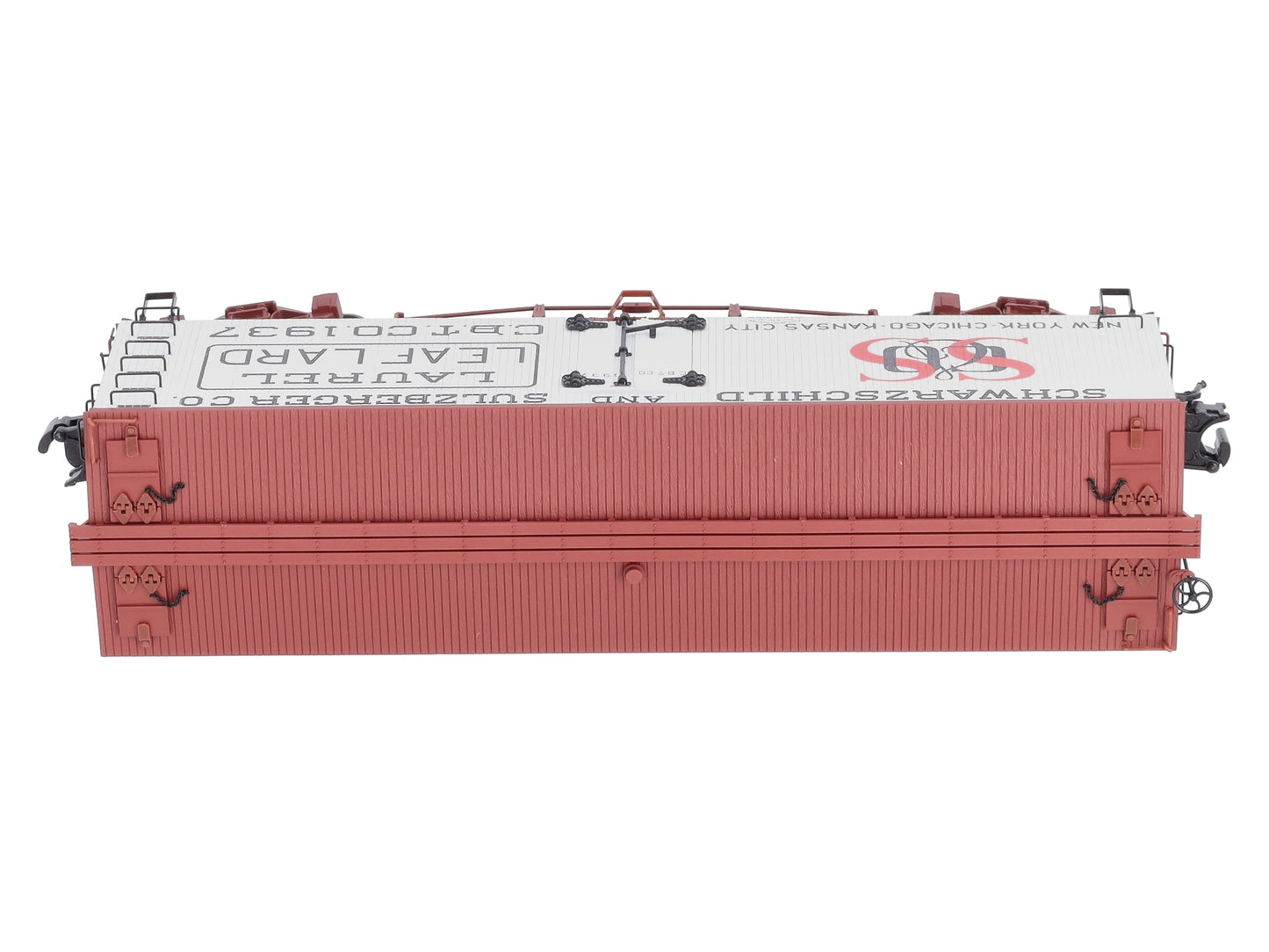 Atlas 3001435 O Schwarzschild & Sulzberger Lard 3-Rail 36' Wood Refrigerator Car