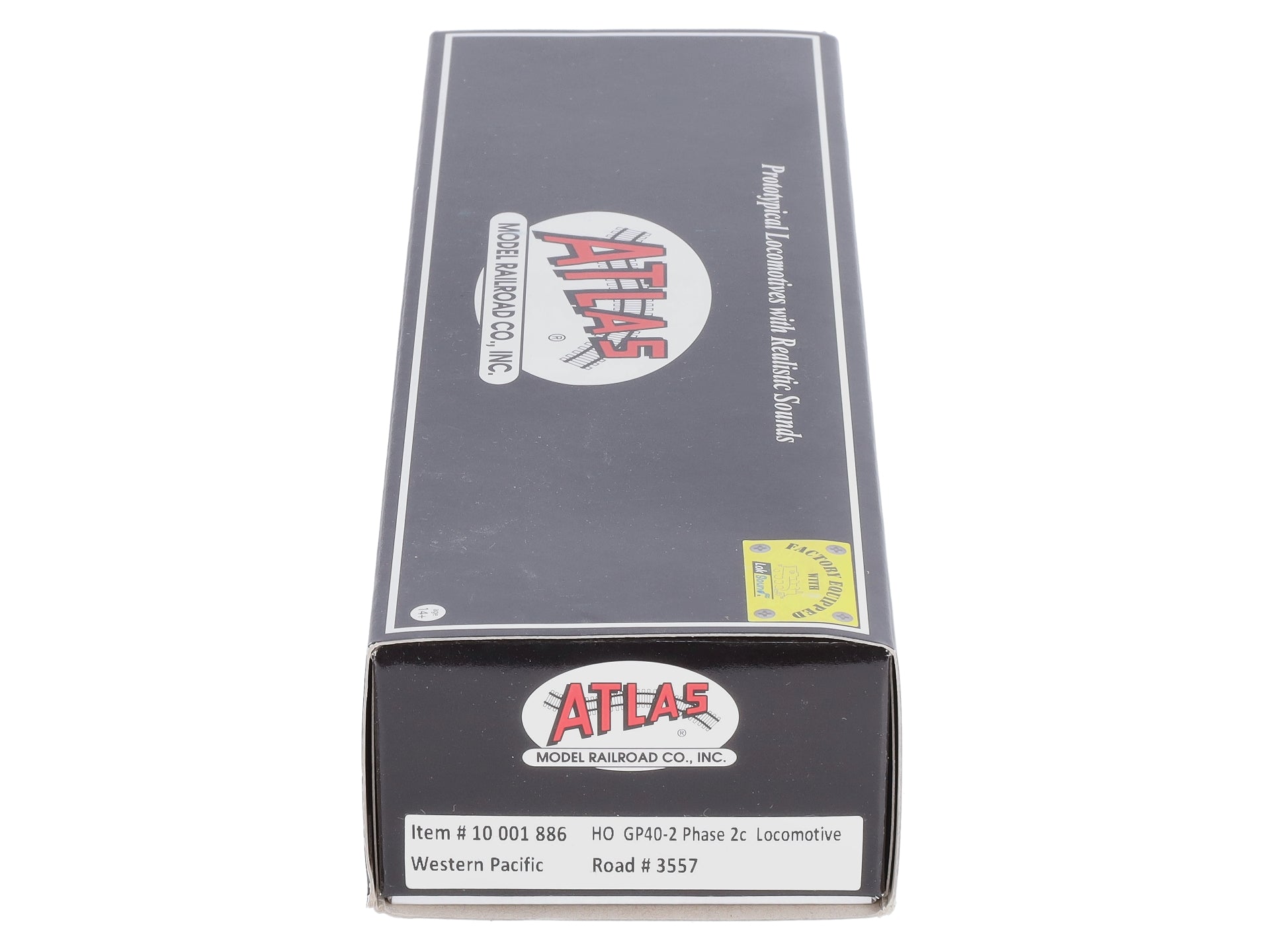 Atlas 10001886 HO Western Pacific GP40-2 with Decoder & Sound #3557